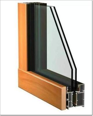 China Swing Aluminum White Powder Coated Tempered Glass Aluminum Window Double Swing Window for sale