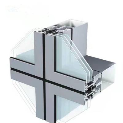 China Industry Aluminum Curtain Wall Profile / Curtain Wall Profile for sale