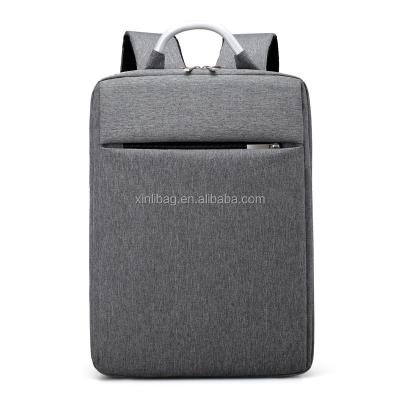 China With USB Gray Business Shoulder Backpack Bag Backpack Laptop Bag for sale