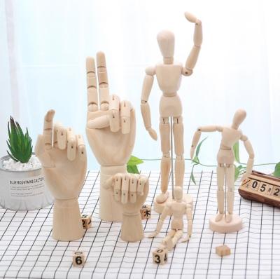 China China Freely Turned Wooden Sketch DIY Painting Wooden Model Mannequin Craft Man Table Ornament Relieve Pressure Toy for sale