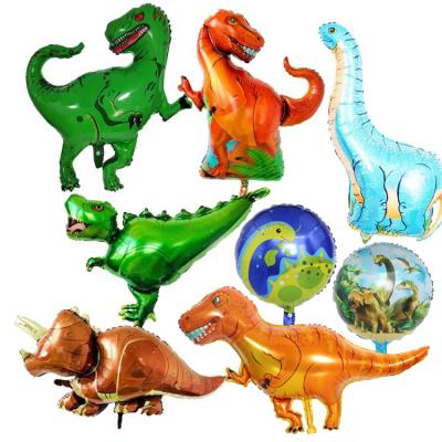 China Toy Hot Selling Children Birthday Party Supplies Toys Gifts Decoration Foil Dinosaur Walking Balloons for sale