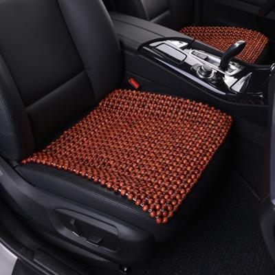 China Eco-friendly Wooden Car Seat Cover Pearl Cushion Massage Art Chair Beads Wooden Car Cushion for sale