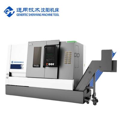 China Máquina de torno CNC com cama inclinada SMTCL e guia linear de maneira T5.2-500Q BMT55 à venda