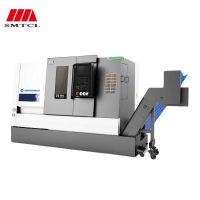 China SMTCL CNC Torno de Alta Precisão Processamento de Pequenas Peças T5.1-100Q Metal Slant Bed CNC Torno à venda