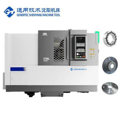 China SMTCL Slant Bed CNC Lathe Horizontal 8 Station Servo Turret IT35L Turning Machines Metal CNC Lathe for sale