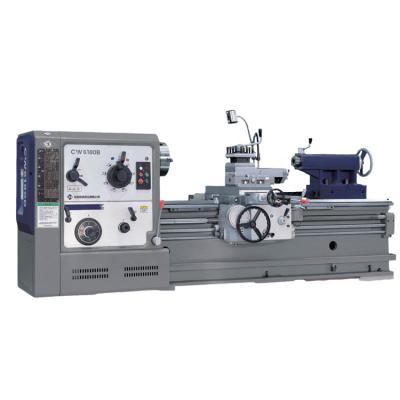 China SMTCL Horizontal Lathe CW6163B Metal Manual Lathe 1000mm Spindle Bore 104 Heavy Duty Manual Lathe for sale