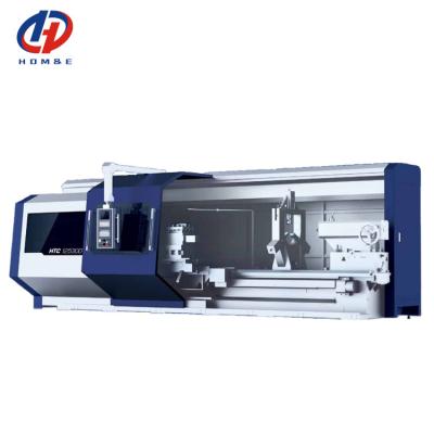 China SMTCL CNC Heavy Turning Machine HTC125300 Max Cutting Length 3000mm Horizontal Flat Bed CNC Lathe for sale