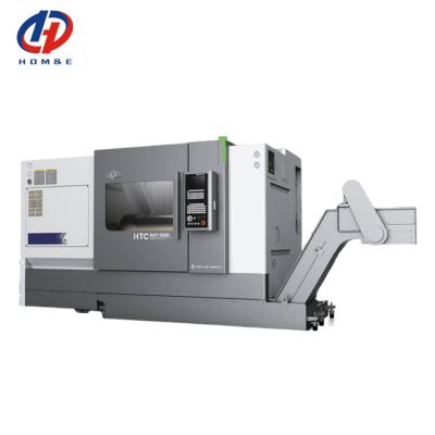 China SMTCL Universal CNC Torno Horizontal HTC50Q Espindle de Alto Torque Torno CNC de Cama Inclinada Pesada à venda