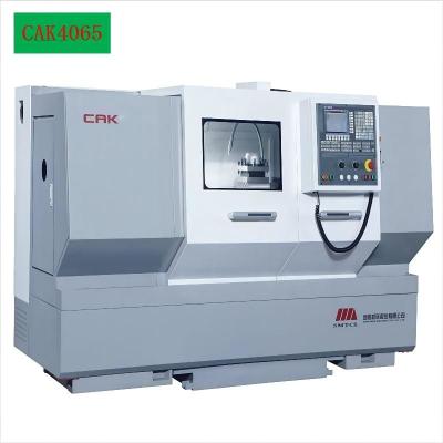 China CAK4065 Flat Bed Cnc Lathe Machinery Servo Motor 33HZ Waterproof for sale