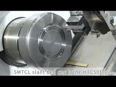 SMTCL Metal Slant Bed CNC Lathe HTC50E Fanuc Turning And Milling Center CNC Lathe Machine