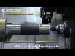 Heavy Duty 3/4 Axis Slant Bed CNC Lathe Combo Horizontal CNC Lathe Milling Machine