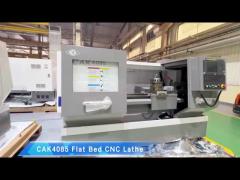 Economical CNC Lathe Flat Bed CNC Lathe Machine CAK4085 CNC Lathe Turning Machining Metal Lathe