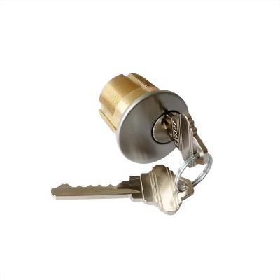 China ET ISO Certificated America Different Option Mortise Door Locked Round Rim Door Cylinder Lock for sale