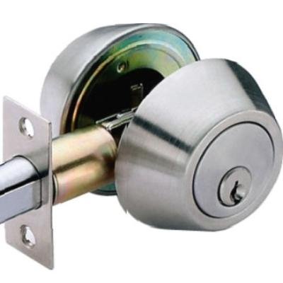 China European entry knob satin nickel ET/BK/PS/STR/CLASS profile cylinder key control single deadbolt door lock for sale