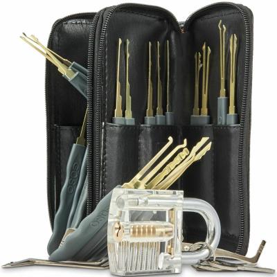 China Set Lock ABS Stainless Steel Hardware And Lock Pick Set Safe Item Lock Pick Tool for sale