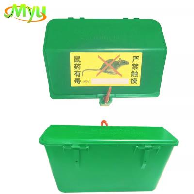 China New Product Factory Price Viable Plastic Bait Station Large Mouse Rat Trap Box For Household for sale