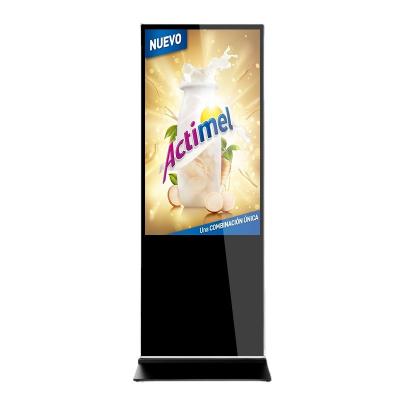 China Hot Sale 43 Android Indoor Floor Standing LCD IR Touch Kiosk Digital Signage for sale