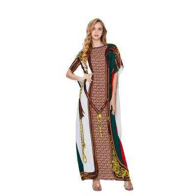 China Islamic Clothing Wholesale Long Agassiz Dresses Summer Kaftan Muslim Dress National Islamic Dubai India Modern Luxury Muslim Dress For Women for sale