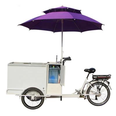 China China Factory Cheap Dairy Ice Cream Bike Electric 3 Wheel Food Tricycle Delivery Tricycle Electric Cargo Tricycle For Sale for sale