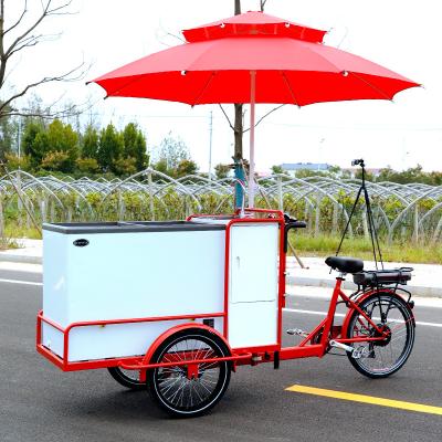 China Cargo street selling cheap tricycle ice cream tricycle adult cargo bike for sale for sale