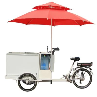 China 2022 new design factory electric coffee tricycle outdoor mobile food van cart 3 wheels coffee tricycle vegetable processing for sale for sale