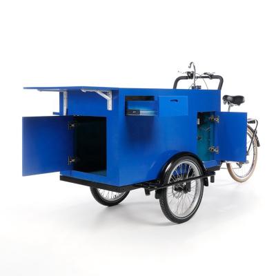 China Cooking oil factory mobile fashion style drink cart coffee tricycle food trailer electric with 250w / 500W motor for sale