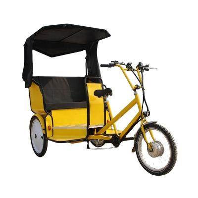 China Passenger taxi used OEM Pedicab electric rickshaw passenger tricycle pedal assist tricycle for sale for sale