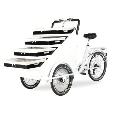 China Retail Mobile 3 Wheel Cargo Bike Electric Selling OEM Fruit Tricycles Food Cart Tricycle Selling Bikes Factory Price for sale