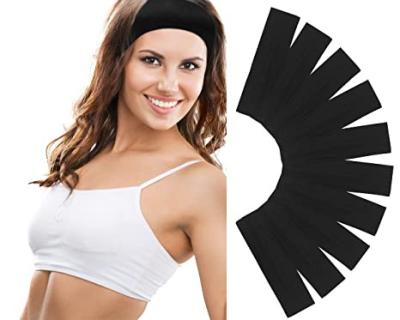 China New Amazon hot sale yoga hair style stretch headbands non-slip head wraps large for sports and yoga for sale