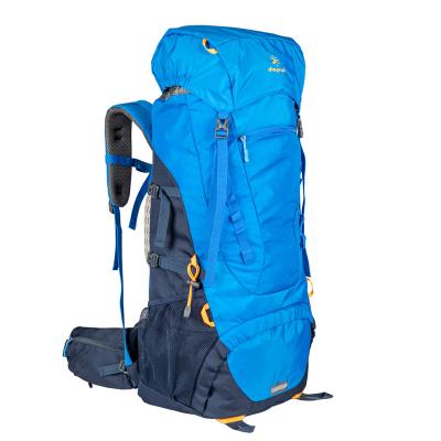 China Main Rack Mountain Backpack With Rain Cover Shoulder Bag Large Capacity Outdoor Camping Hiking Outdoor Rucksack Travel Bag Rucksack for sale