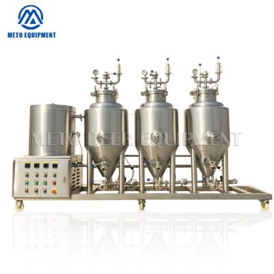 China Hotels Stainless Steel Small Beer Micro Home Brewing Equipment 50l Beer Brewery Equipment for sale