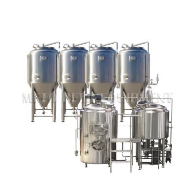 China Hotels 500L Commercial Micro Craft Beer Brewing Equipment For Beer Bar In Mexico for sale