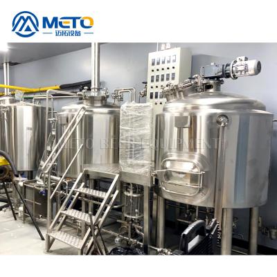 China Hotels 5HL 10HL 20 HL complete micro brewery equipment for beer factory for sale