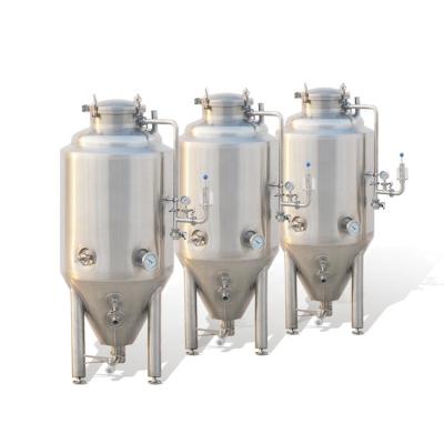 China Brewpub Beer Brewery Restaurant Beer Fermenter 100L 200L 300L Jacketed Unitank For Nano Beer Brewery for sale