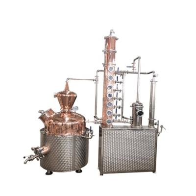 China Restaurant Gin Stills Vodka Distiller Wine Brandy Whiskey Rum Copper Reflux Brewpub Beer Brewery Steam Distillation Equipment For Sale for sale