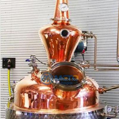 China food & Still Electric Beverage Factory Teller Steam 800l 1000l 1200l Distillery Column For Juniper Vodka Multi-Spirits Wine for sale