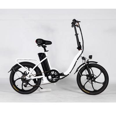 China Aluminum Alloy Ebike Factory Cheap Sale Directly Folding Electric E Bike City Bike For Adults for sale