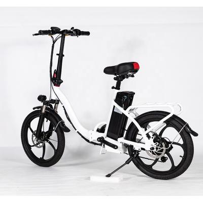 China Aluminum Alloy Hot Selling Electric Bike 350W Motor Foldable Electric Bike For Adult for sale