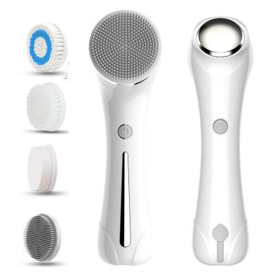 China Moisturizer Silicone USB Sonic Mini Electric Massaging Face Cleansing Deep Clean Brush for sale