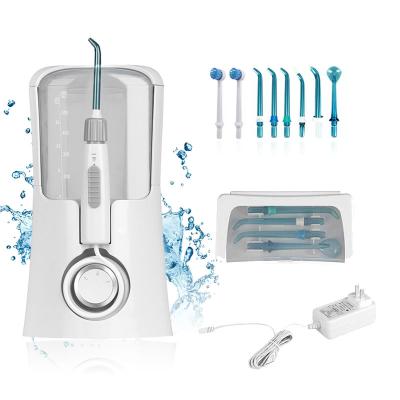 China Household Improved Dental Irrigator Water Flosser IPX7 Waterproof Ultrasonic Tooth Cleaner for sale