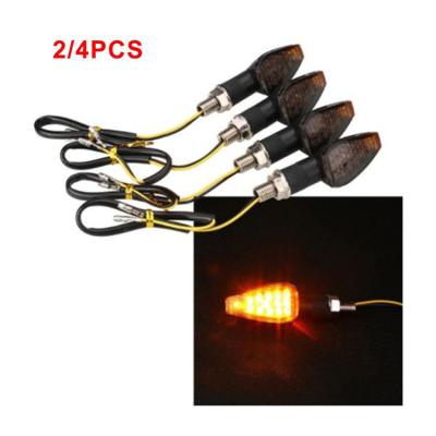 China Universal Motorcycle Turn Signal Lights Triangle LED Turn Signal Indicators Sequential Universal for sale