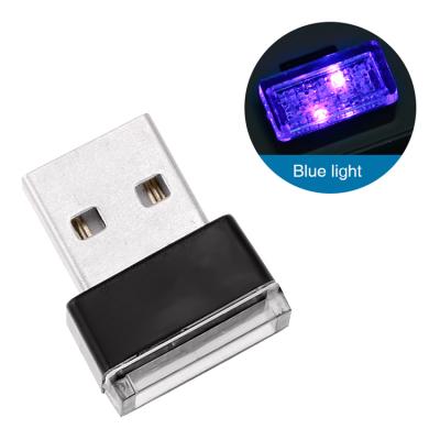 China ABS + Mini Electronic Components USB LED Modeling Car Light Ambient Neon Interior Light Jewelry (7 Colors) for sale