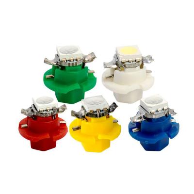 China T5 B8.4D 5050 Led Car Gauge Bulb B8.4 Lamps Dashboard Instrument Light 12V B Yellow White Green Red Blue 12 for sale