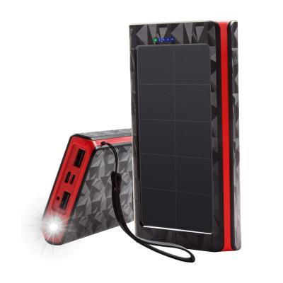 China 26800mah Solar Power Backup Solar Panel Charging High Capacity Mobile Phone Camping Solar Charger Waterproof Solar Cell Charger Cargador for sale