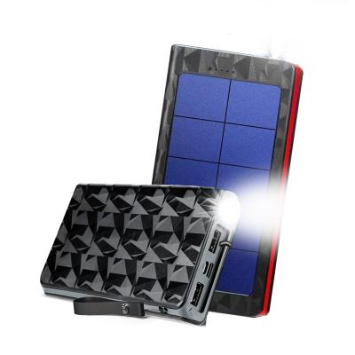 China Solar Panel Charging Dual Protable 26800mah Solar Power Bank Usb Battery Charger External Solar Battery Bank For Solar Panels Phone Solar Charger for sale