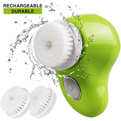 China Ultrasonic Silicone Remover Machine Face DEEP CLEANING Cleansing Detergent Deep Cleanse Exfoliate Facial Cleansing Brush for sale