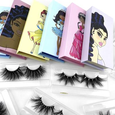 China Dramatic Strip 20-25mm Real Mink Eyelashes Long Natural Hot Sales Full 100% Handmade Pingdu Factories Sell Real Mink Eyelashes Vendor Wholesale for sale