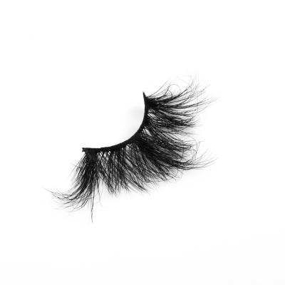 China Long Natural Ready To Ship 25mm Eye Lash Vendor 3D Mink Lashes Full Fluffy Lashes for sale