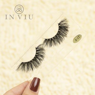 China Natural Long Full Strip Lashes 3D 5D 6D Effect Visible Thickness 3D Mink Eyelashes Mink Eyelashes Private Label Customized Boxes Logo Print for sale