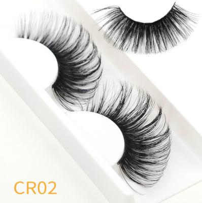 China Long 2022 New Products Natural Bright Dramatic Glitter Colored Lashes Russian Volume Faux Mink Stripe Lashes Party Glitter Fake Lashes for sale